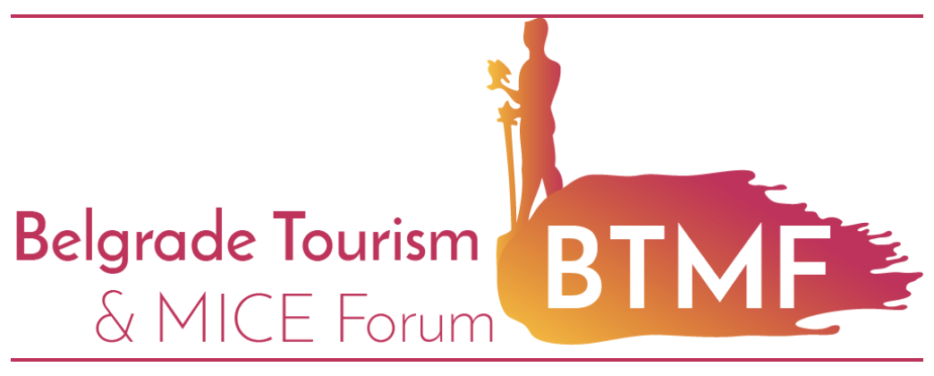 Belgrade Tourism & Mice Forum is an exhibition for the MICE industry, providing a platform to connect the industry from Serbia and neighbour destinations. Logo BTMF by WESTM