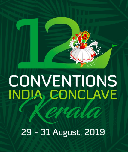The 12th edition of Conventions India Conclave is a MICE event for international Buyers, who are interested in getting connected to the Indian MICE industry Logo 12th Conventions India Conclave
