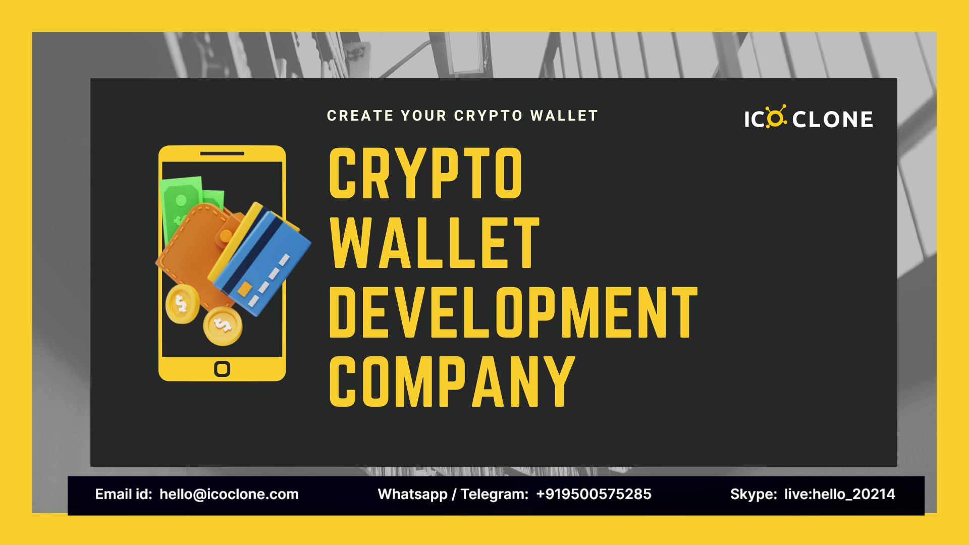Crypto Wallet Development - Get your Premium Services from ICOCLONE |  EVINTRA